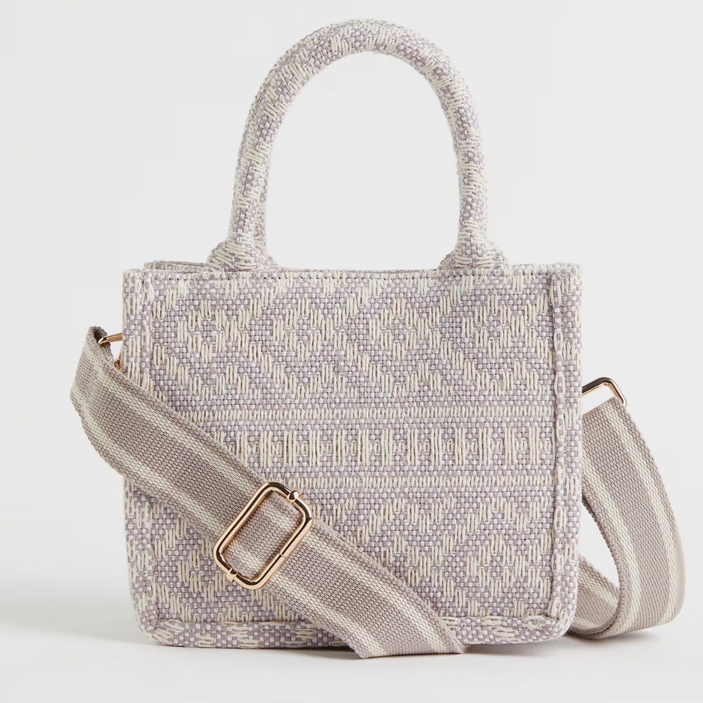 H&M Jacquard Weave Small handbag/Shoulder bag NWT
